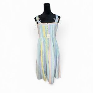 NWT Free People Primavera Pastel Midi Dress